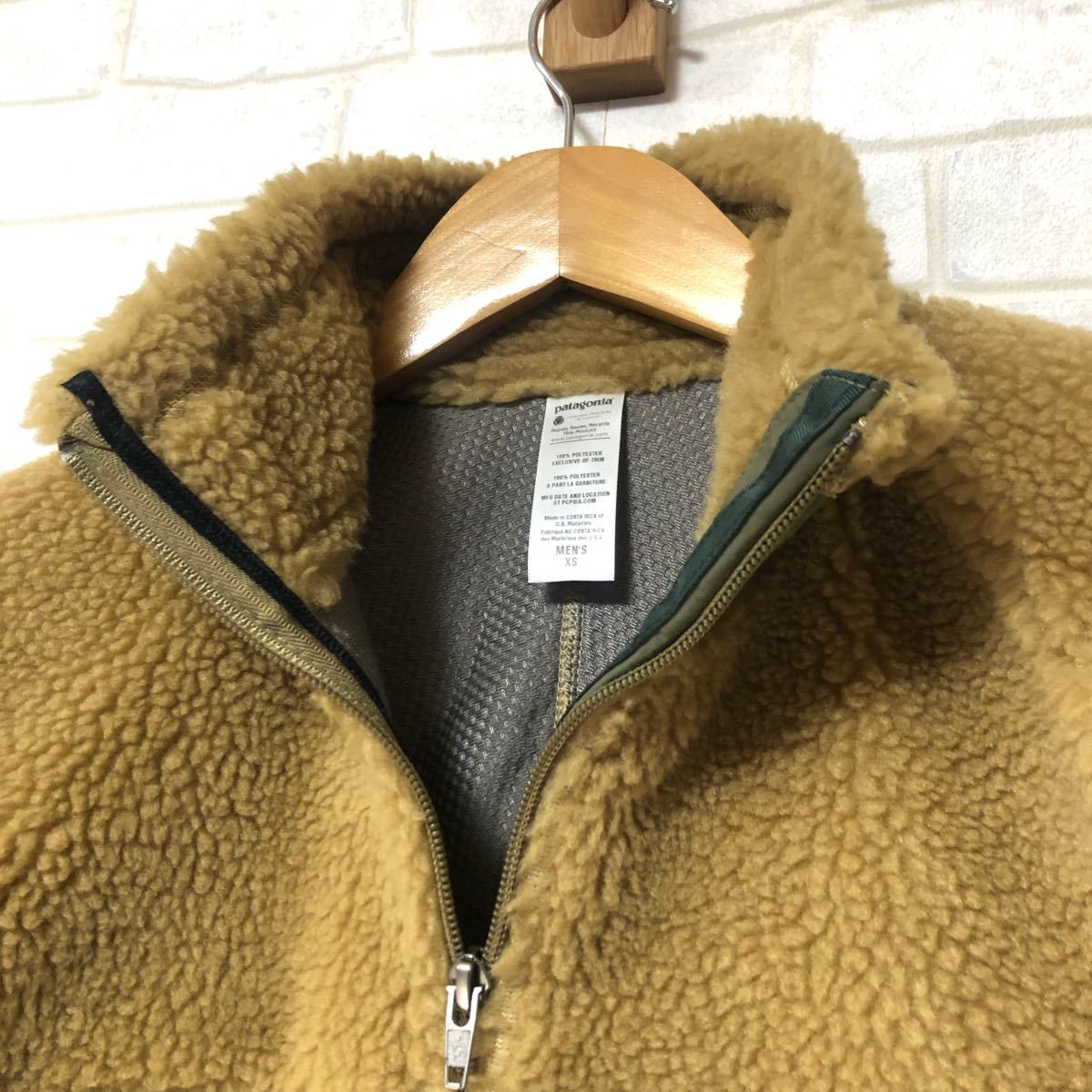 希少】patagonia レトロX ヴィンテージゴールド 2011年製 XS 希少】patagonia レトロX ヴィンテージゴールド 2011年製 XS