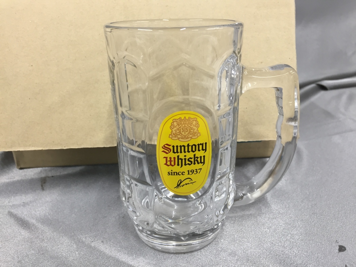 17-627/◎BG未使用品　グラス コップ 飲食店用品 店舗用品 6個入り ジョッキ 角ハイジョッキ ハイボールジョッキ_画像2