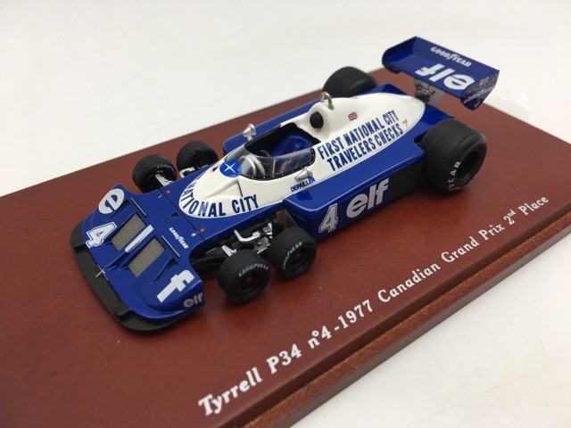 フジミ 1/43 ティレルP34 1977年後期モデルカナダGP2位 4 104311/現状渡し ※まとめて取引・同梱不可 [AS2893e]_画像1