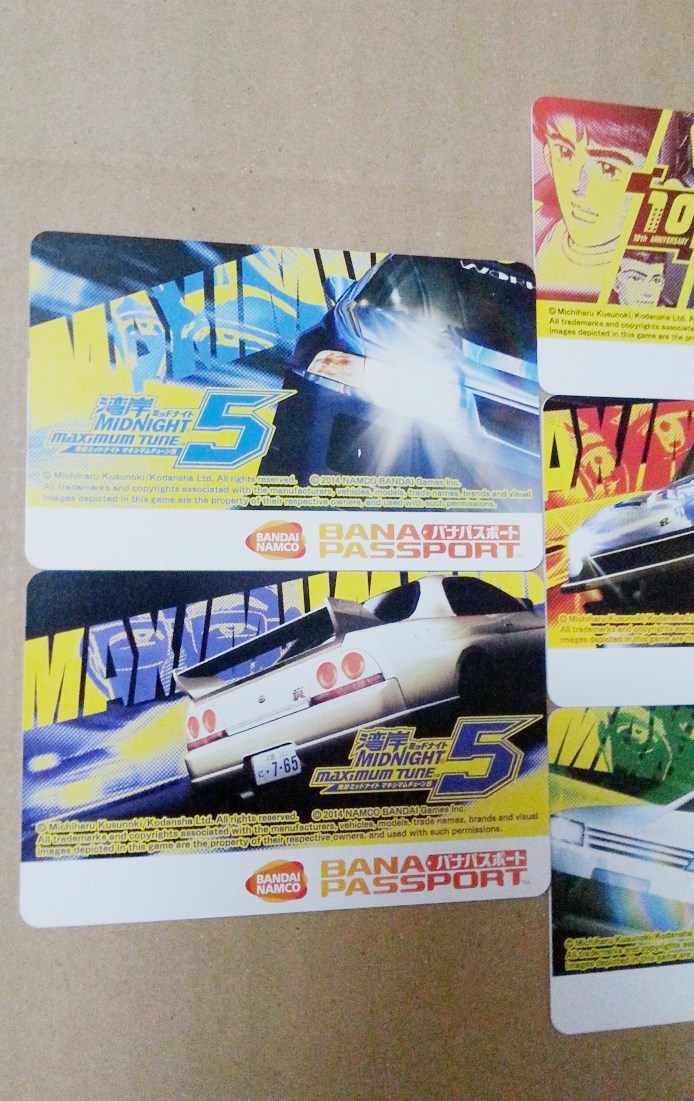 湾岸 ミッドナイト バナパスポート 5枚セット Yahoo!オークション - 湾岸ミッドナイト MAXIMUM TUNE 5
