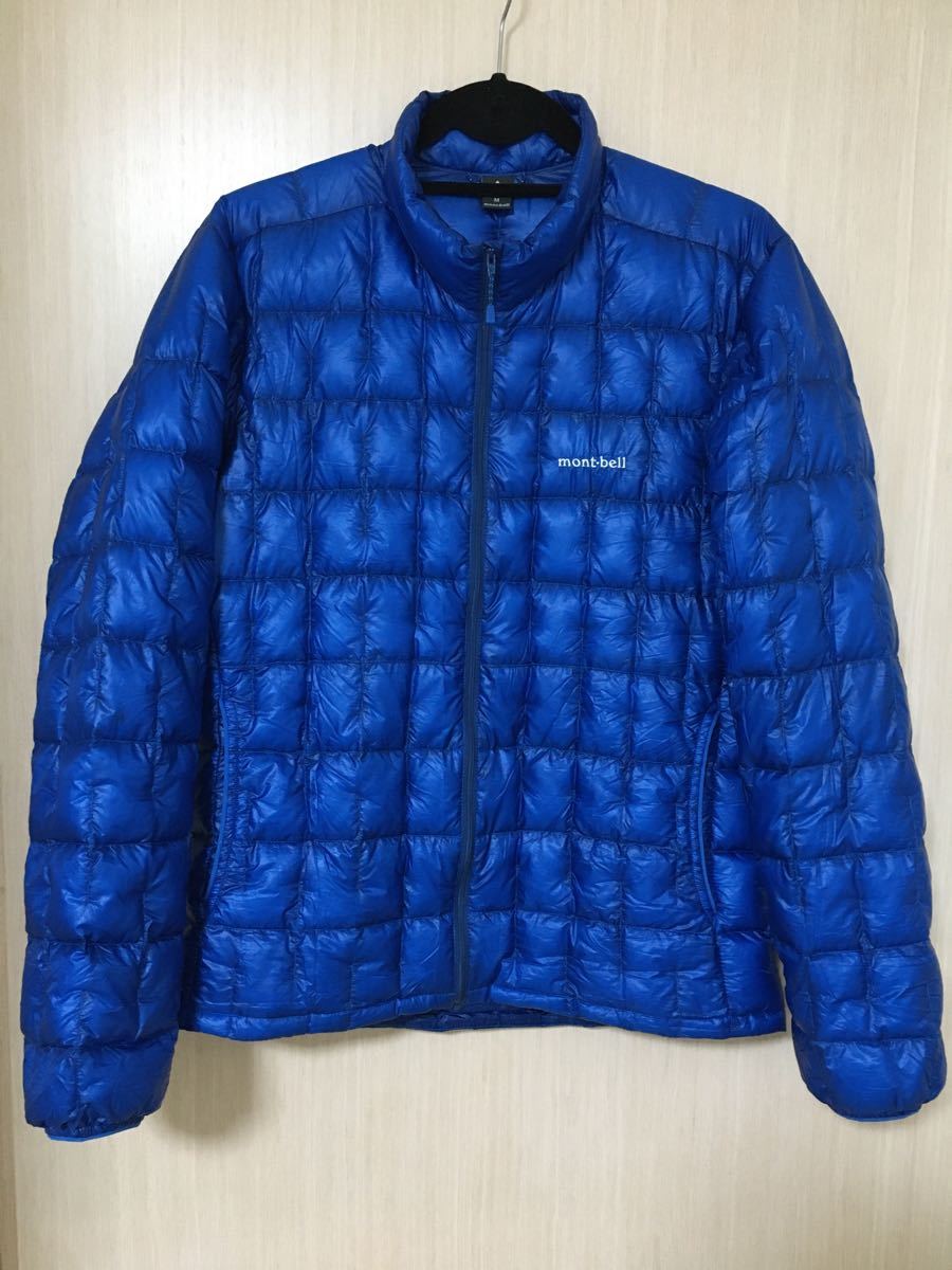モンベル プラズマ1000 ダウンジャケット Men's サイズ M ブルー モンベル プラズマ1000 ダウンジャケット Men's サイズ M ブルー