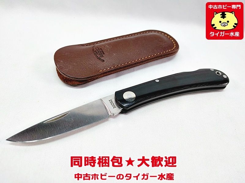 MOKI　フォールディングナイフ　AUS-8　ナイフ　同時梱包OK　中古　※画像参照★N_画像1