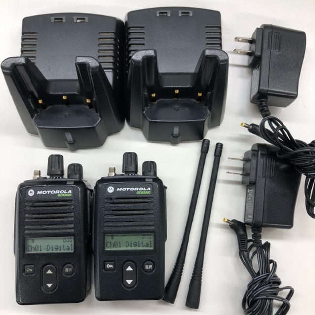 EA528様専用 Motorola GDR3500 デジタル無線機セット 登録局-
