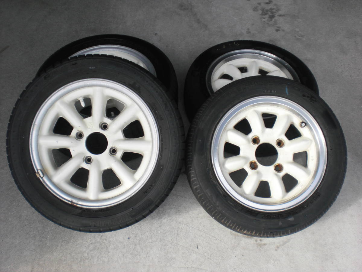 スマートスクラブス toyo スタッドレス 155/65R13 ワタナベ風アルミ