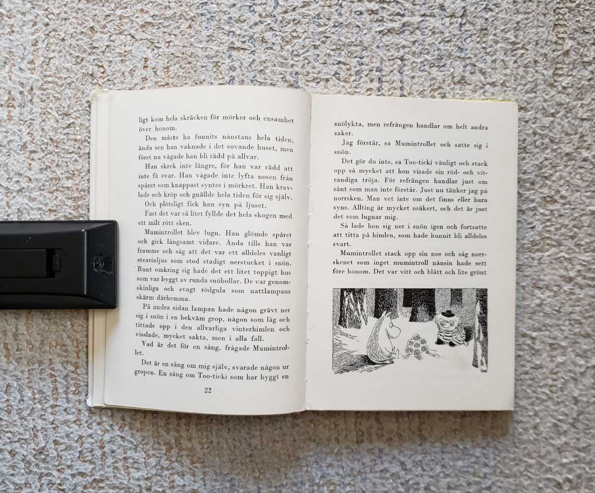 1957年 スウェーデン語 原作初版 トーベ・ヤンソン『ムーミン谷 1957年 スウェーデン語 原作初版 トーベ・ヤンソン『ムーミン谷