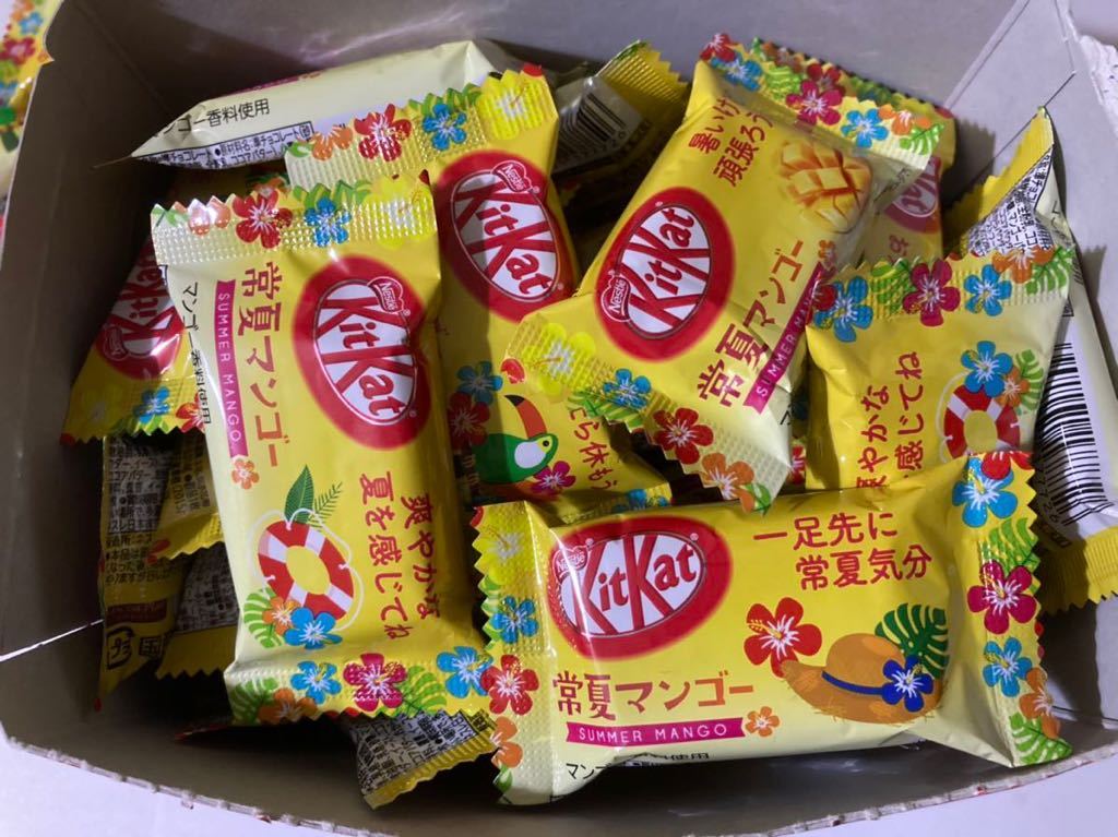 ネスレ日本 KitKat 常夏マンゴー★キットカット mini 1枚★準チョコレート★バラ売り品パッケージ★半額！_画像3