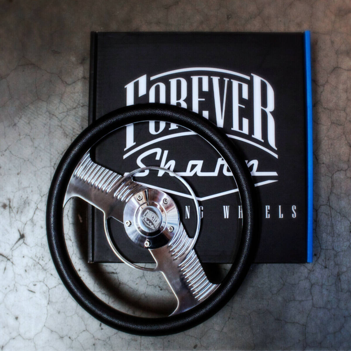 FOREVER SHARP ハンドル ステアリング 直径３５センチ-