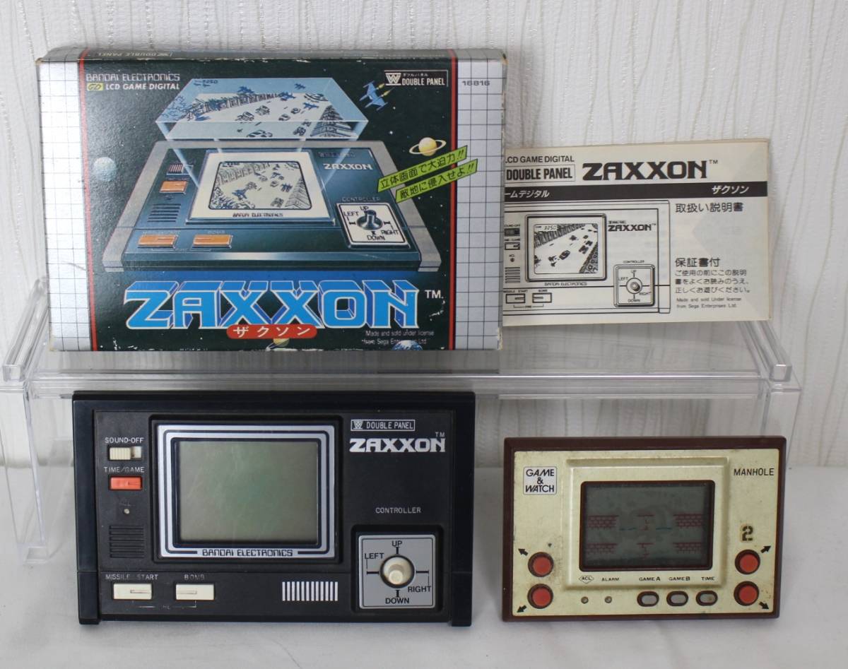 ZAXXON/ザクソン バンダイ LCDゲーム ゲームウォッチ マンホール 