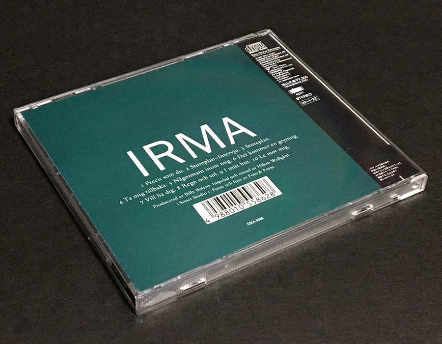 CD［イルマ IRMA］国内盤◆スウェーデン_画像2