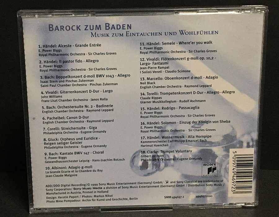 CD［VA／Barock Zum Baden バロック］Austria_画像2