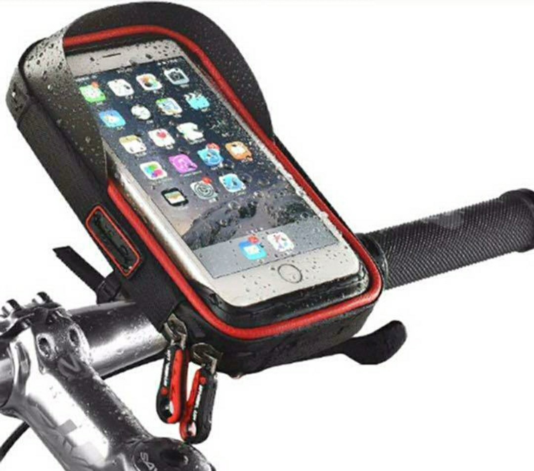 自転車 スマホ ホルダー 高感度タッチスクリーン 6.5インチスマホ対応