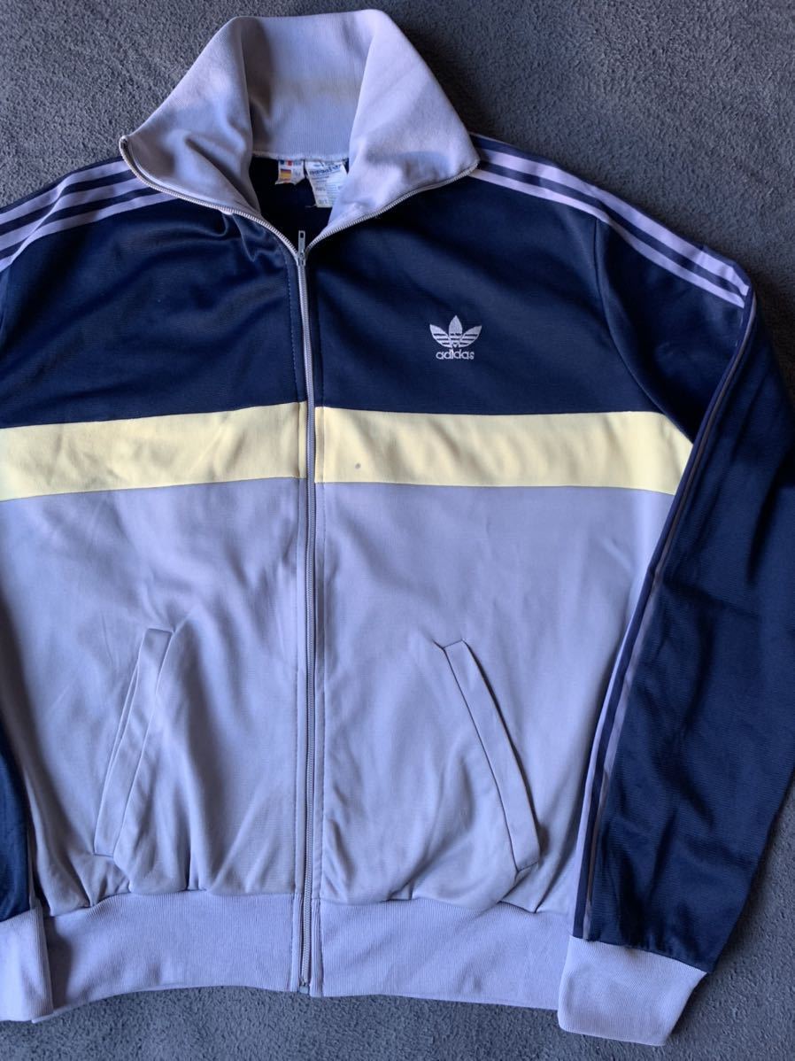 ヤフオク! - 70s adidas フランス製 ビンテージ ジャージ v...