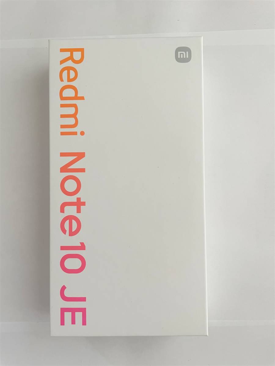 ☆1円～ 【新品未使用】AU Redmi Note 10 JE XIG02 グラファイトグレー SIMフリー