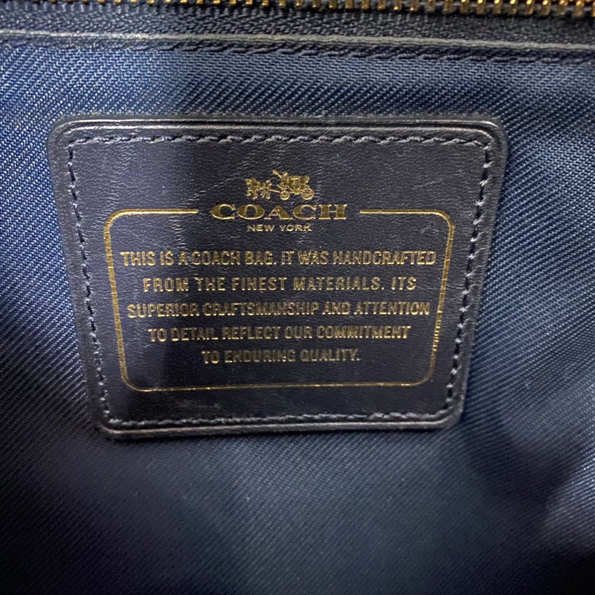 COACH コーチ 2WAY ハンドバック ショルダーバッグ ハンドバック