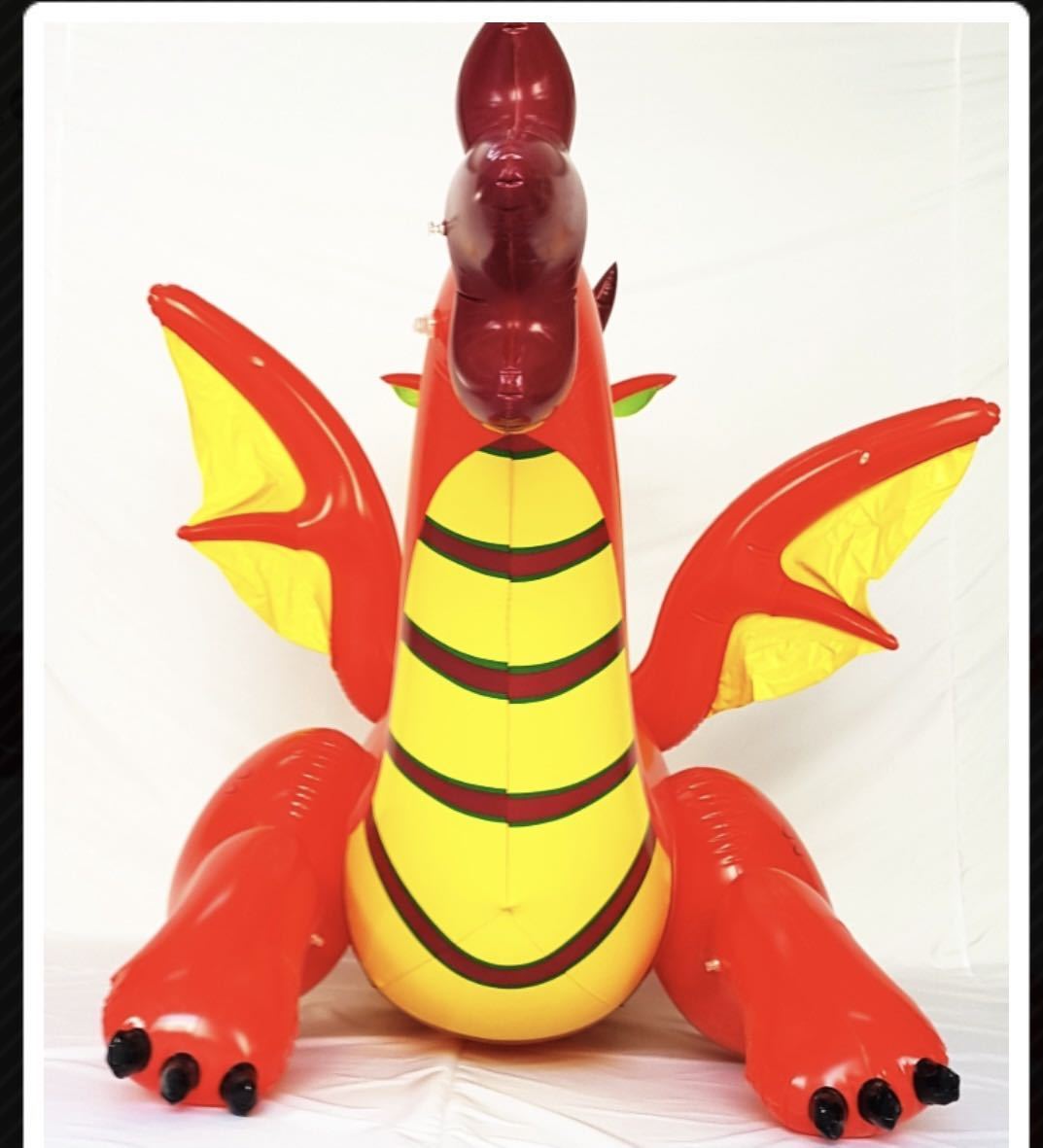 ドラゴンレッド ツヤあり フロート 空気ビニール風船 浮き輪 レア 日本未発売 レッド ドラゴン ツヤあり フロート 空気ビニール風船 浮き輪