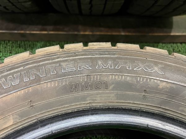 ダンロップ　ウィンターマックスWM01　185/60R15　４本　2018年製　溝あり（7.4ｍｍ以上）　スタッドレスタイヤ　フィット　ヴィッツ　_画像6