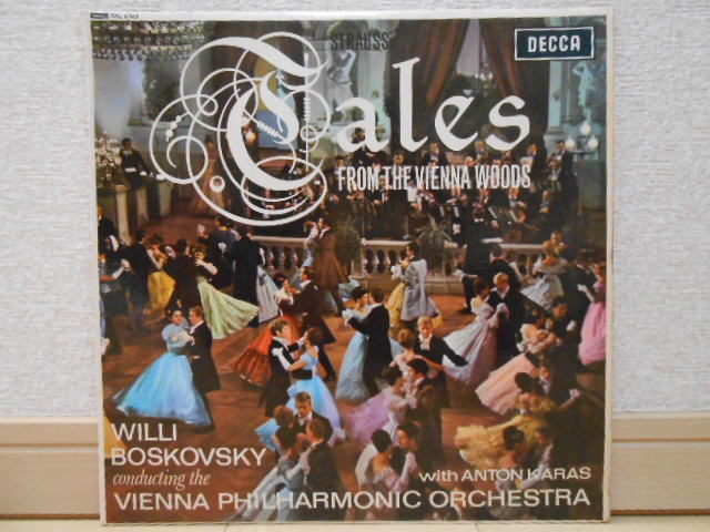 英DECCA SXL-6040 ED1 ボスコフスキー シュトラウス TALES FROM THE VIENNA ＷOODS オリジナル盤