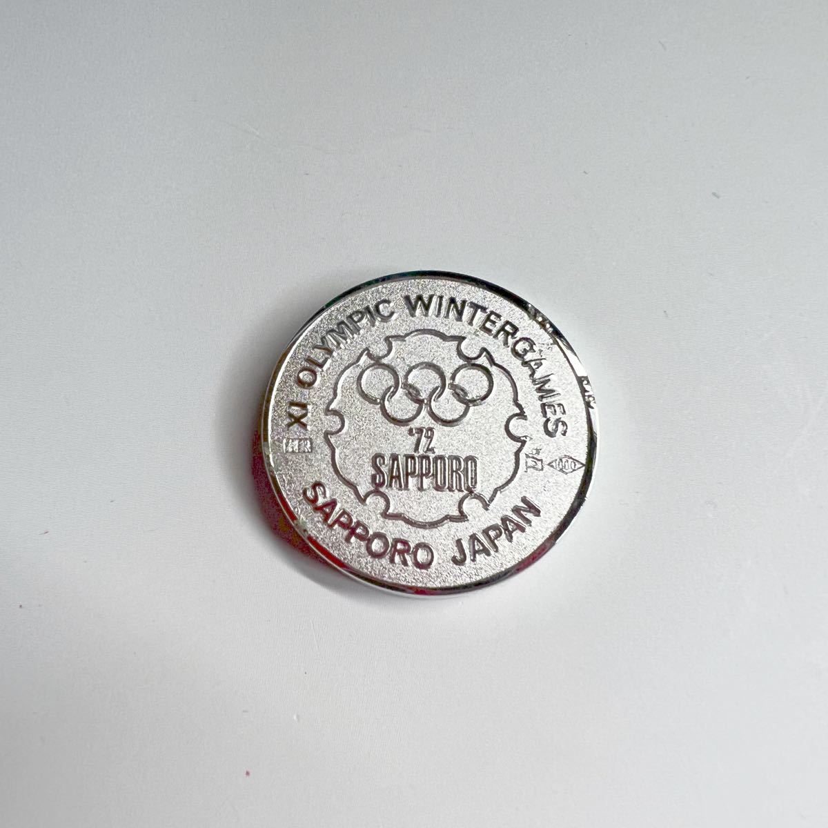 1972 札幌オリンピック 記念メダル 純銀 アイスホッケー