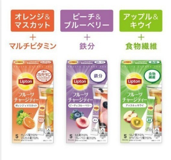 ★リプトン Lipton　フルーツチャージティー　スティック3箱