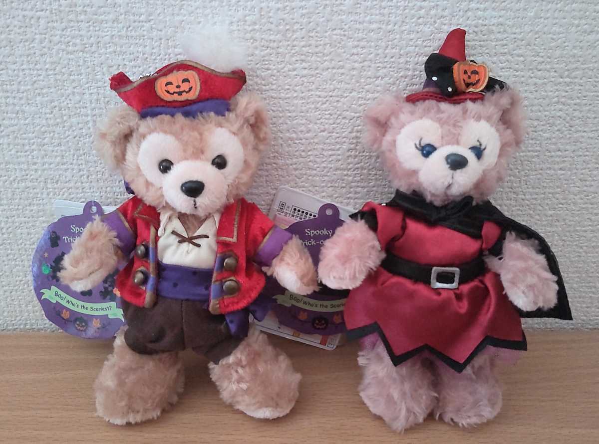 新しいエルメス TDS☆ハロウィン☆ダッフィー＆シェリーメイ☆ぬいば