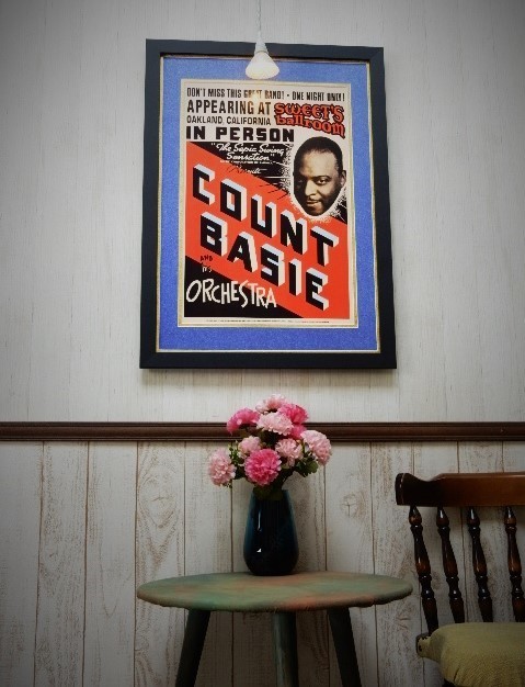  count * Bay si-/1939 Live poster / amount attaching /Count Basie/ bigbang do* Jazz / Bay si-/. shop. display / retro Vintage / design 