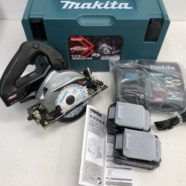 102Z819☆【 美品】マキタ/makita 125mm充電式マルノコ ブラック