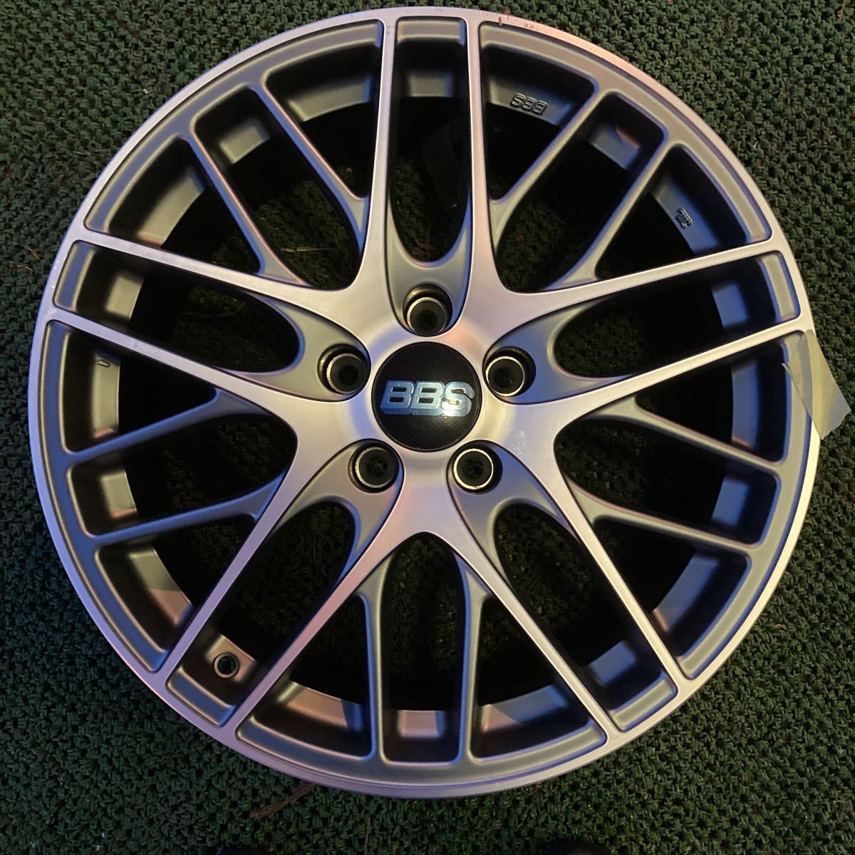 ヤフオク! - BBS CS028 18インチ7.5J 1本のみ 艶なしシ...