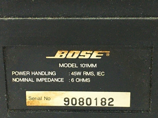 BOSE 101MM スピーカー 音響機材 ボーズ 中古 T6171875_画像7