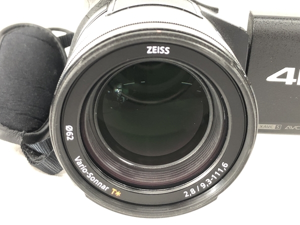 SONY ソニー ビデオカメラ FDR-AX100 4K 光学12倍 ブラック Handycam ハンディカム カメラ 中古 S6171697_画像4