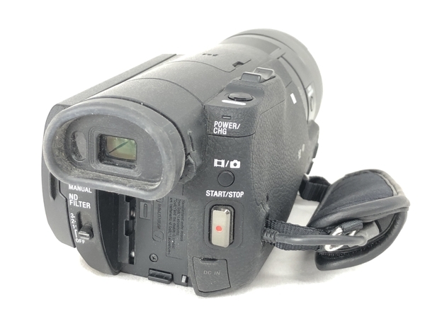 SONY ソニー ビデオカメラ FDR-AX100 4K 光学12倍 ブラック Handycam ハンディカム カメラ 中古 S6171697_画像8