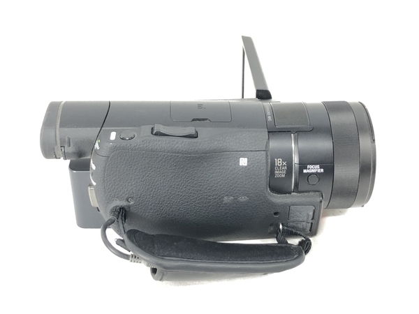 SONY ソニー ビデオカメラ FDR-AX100 4K 光学12倍 ブラック Handycam ハンディカム カメラ 中古 S6171697_画像5