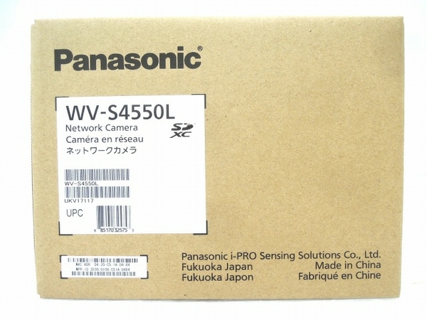 Panasonic WV-S4550L 5MP全方位タイプ ネットワーク カメラ 防犯カメラ パナソニック 未使用 O6100067_画像1