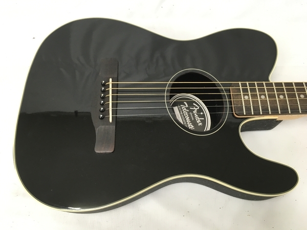 FENDER ACO FA TELECOUSTIC BLK フェンダー テレキャスシェイプ エレアコ 中古 W6169767_画像4