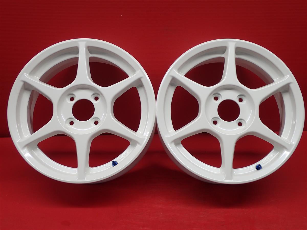 中古ホイール 2本セット - P・1 レーシング - - P-1 RACING - 15x5.5J 4/100 ロードスター ウイングロード ローレル キューブ マックス_画像1