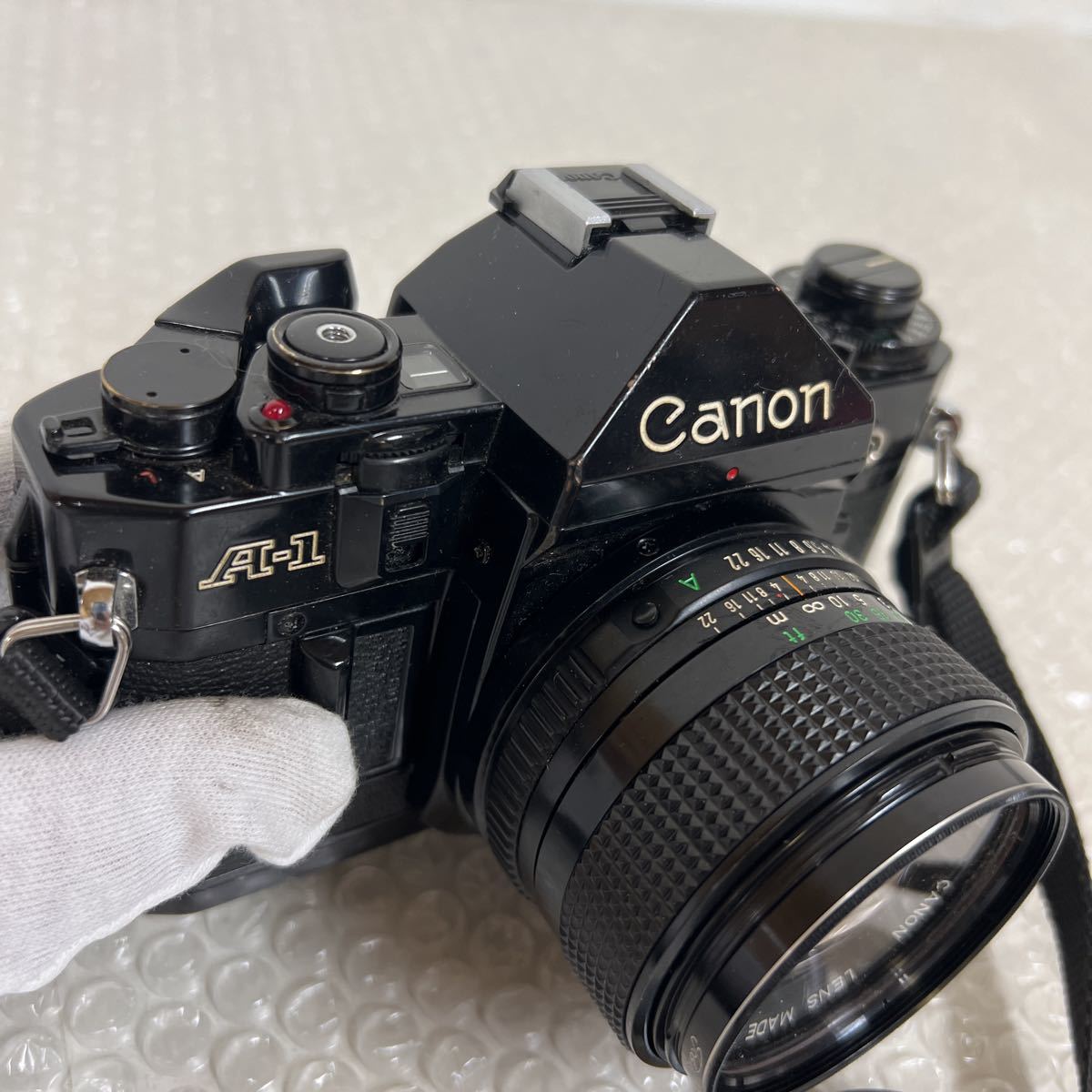 岩　Canon キャノン A-1 フィルム一眼レフ FD 50mm 1:1.4 中古 現状品 _画像2