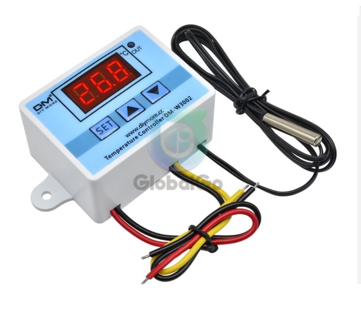 簡単操作／取付 AC100V用 温度コントローラー DM-W3002 温度調節器 温度スイッチ サーモスタット_出品商品