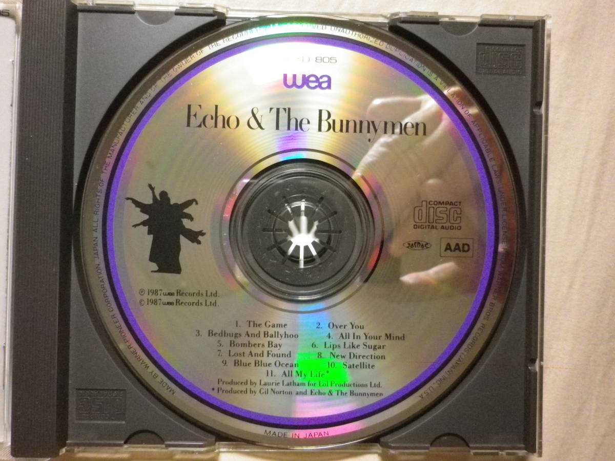 税表記無し帯 Echo and The Bunnymen 1987 国内盤帯付 廃盤 歌詞対訳付 Game 1987年発売 32XD-805  【SALE／75%OFF】