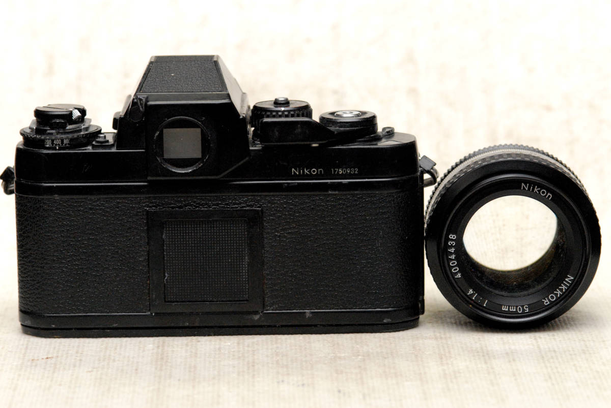 Nikon ニコン昔の高級一眼レフカメラ F3ボディ + 純正50mm単焦点レンズ1:1.4付 希少品 ジャンク_画像3