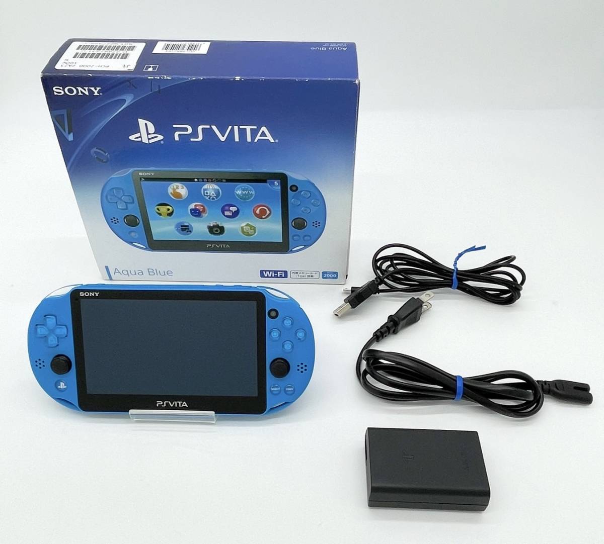 PlayStation Vita アクア・ブルー(2000ZA23)【極美品】