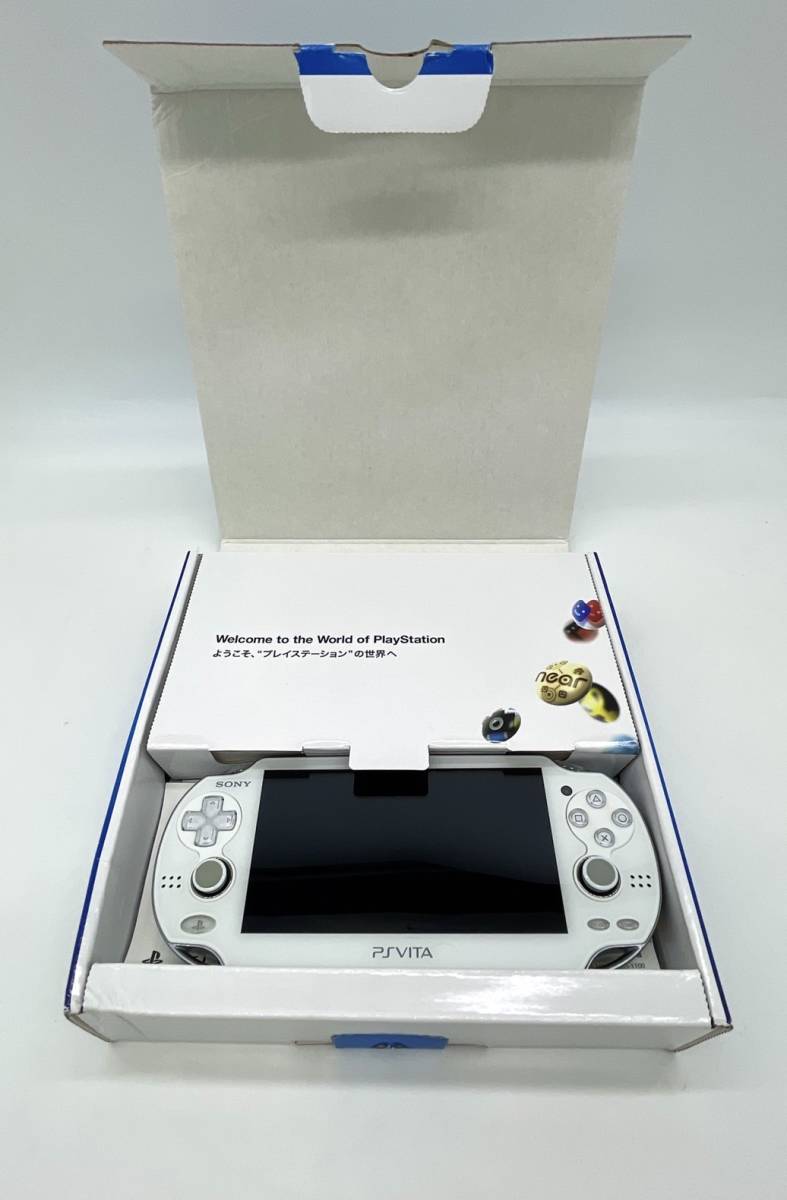 PlayStation Vita (プレイステーション ヴィータ) Wi‐Fiモデル クリスタル・ホワイト (PCH-1000 ZA02)【極美品】