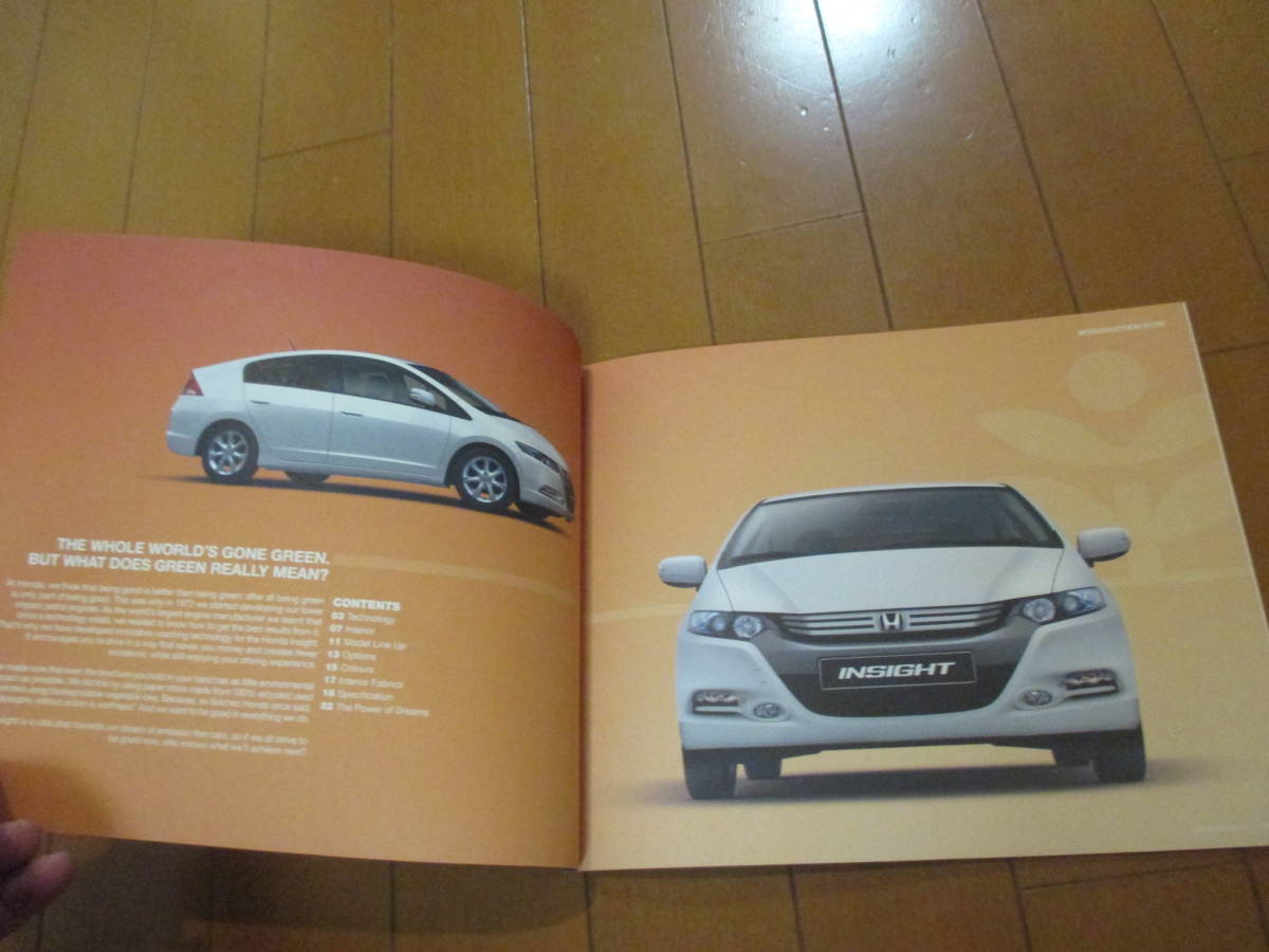 .34678 catalog #Honda* foreign language Insight Insight *2010.3 issue *22 page 