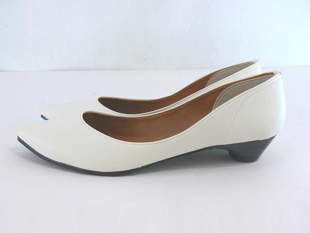41lk nationwide free shipping pumps lady's low heel pain . not .... made in Japan smooth wedding runs pumps ( white )