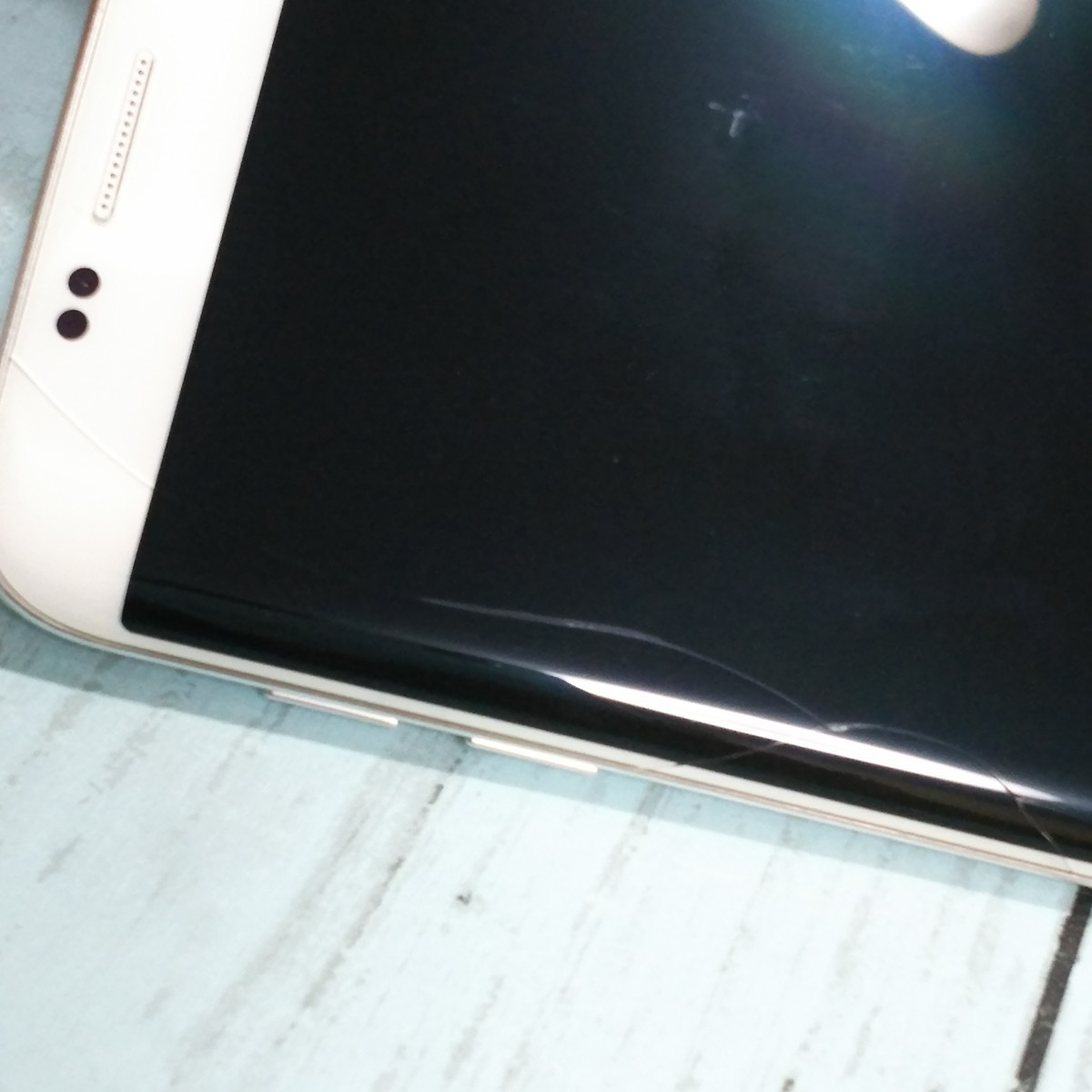 Galaxy S7 edge SC-02H docomo White Pearl 本体 白ロム ジャンク SIM ...