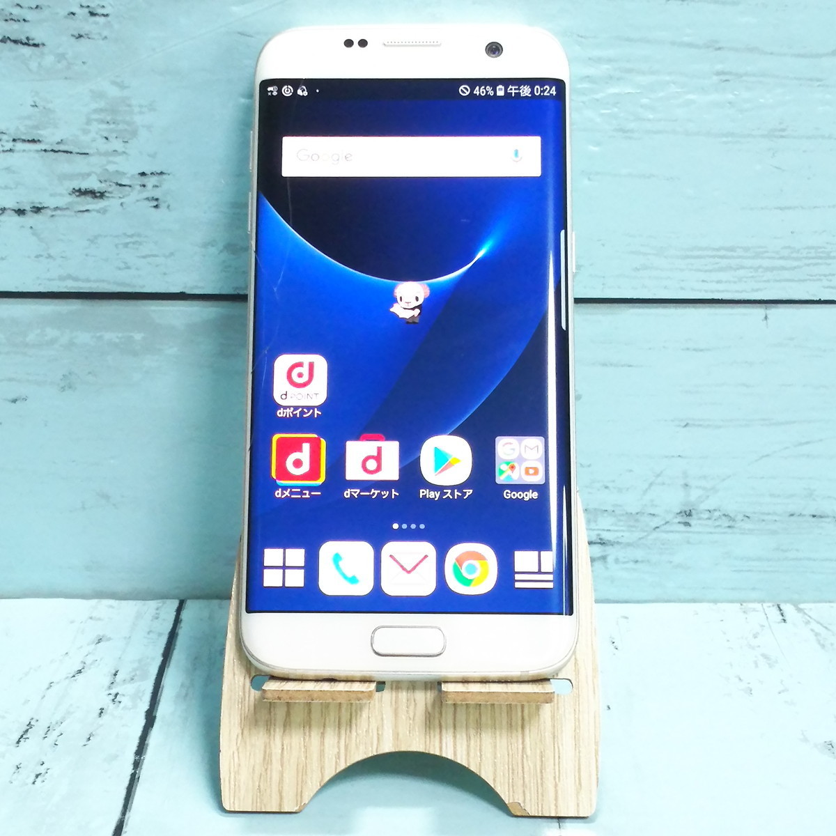 Galaxy S7 edge SC-02H docomo White Pearl 本体 白ロム ジャンク SIM ...