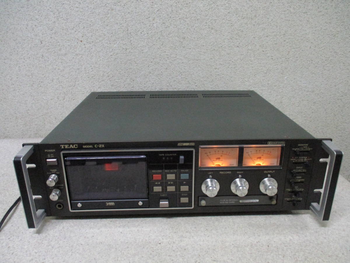 TEAC C-2X ティアック ステレオカセットデッキ www.gastech.com.tr