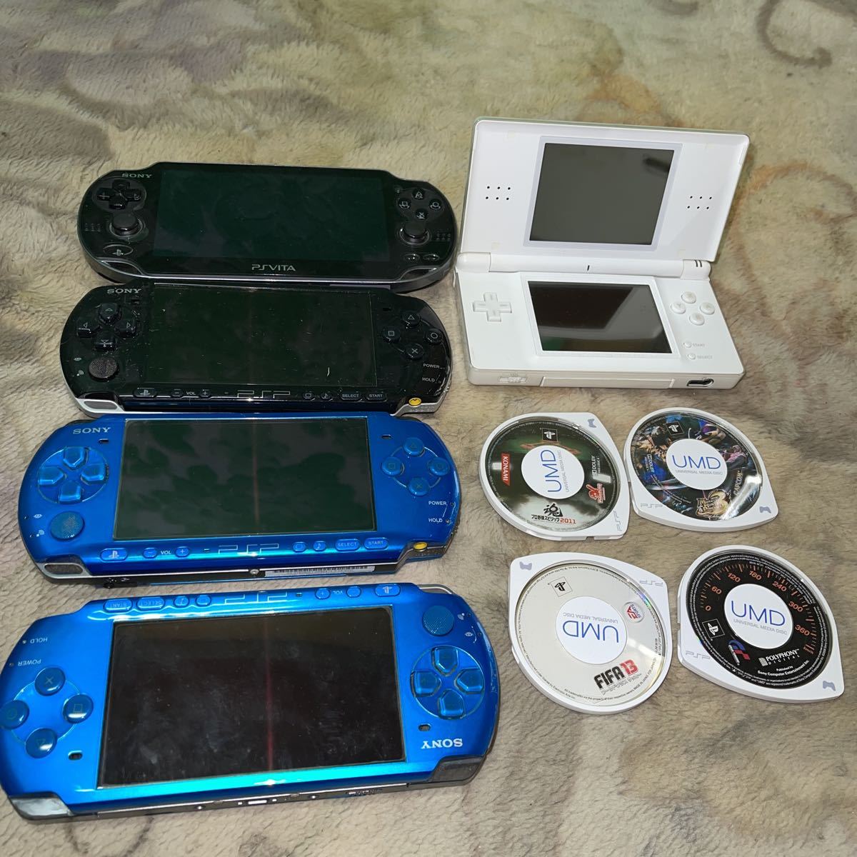 SONY PS Vita PSP-3000 PSP本体など5個 動作未確認 ジャンク 送料無料 