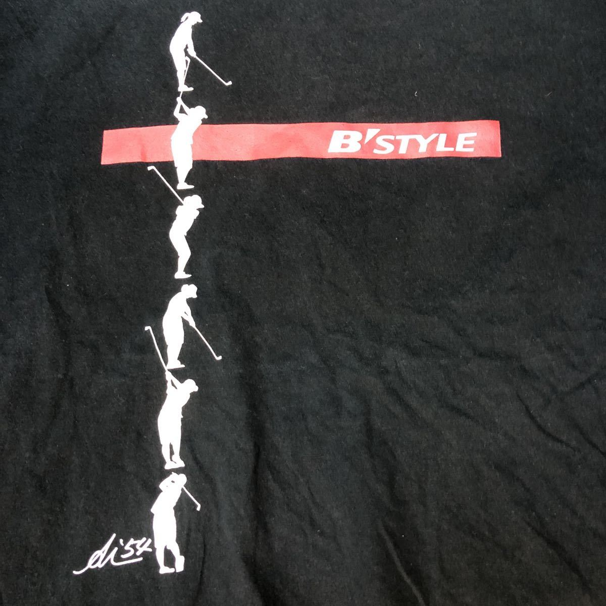 bridgestone ブリヂストン B'style ai '54 半袖Tシャツ 黒 宮里藍 e1_画像3