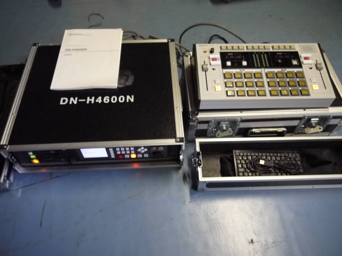 業務用　放送用　デジタルレコーダー　DENON　DN-H4600N+Quick Starter　BU5601N　セット_画像1