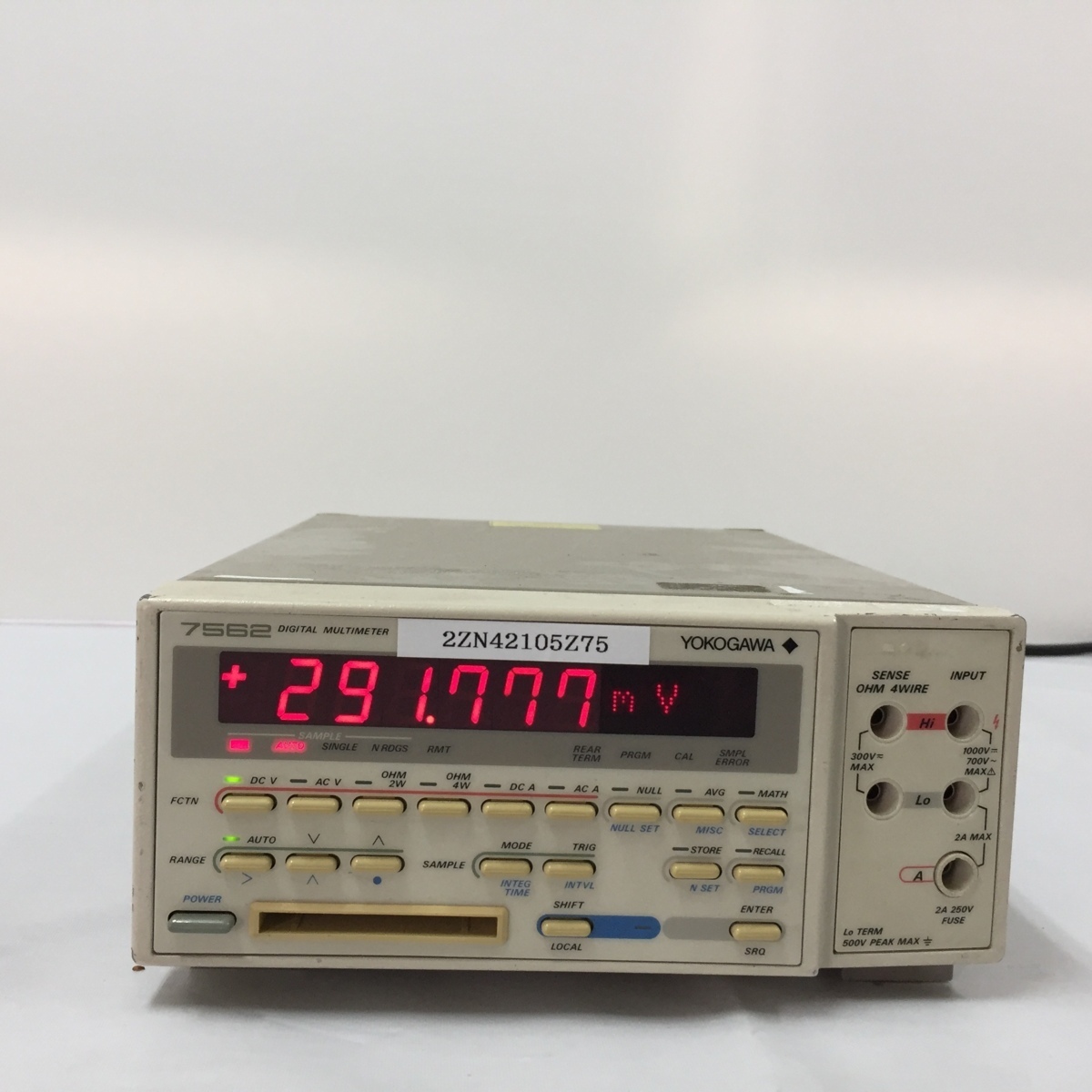 YOKOGAWA 7562 プログラマブル直流電圧 www.thesciencebasement.org