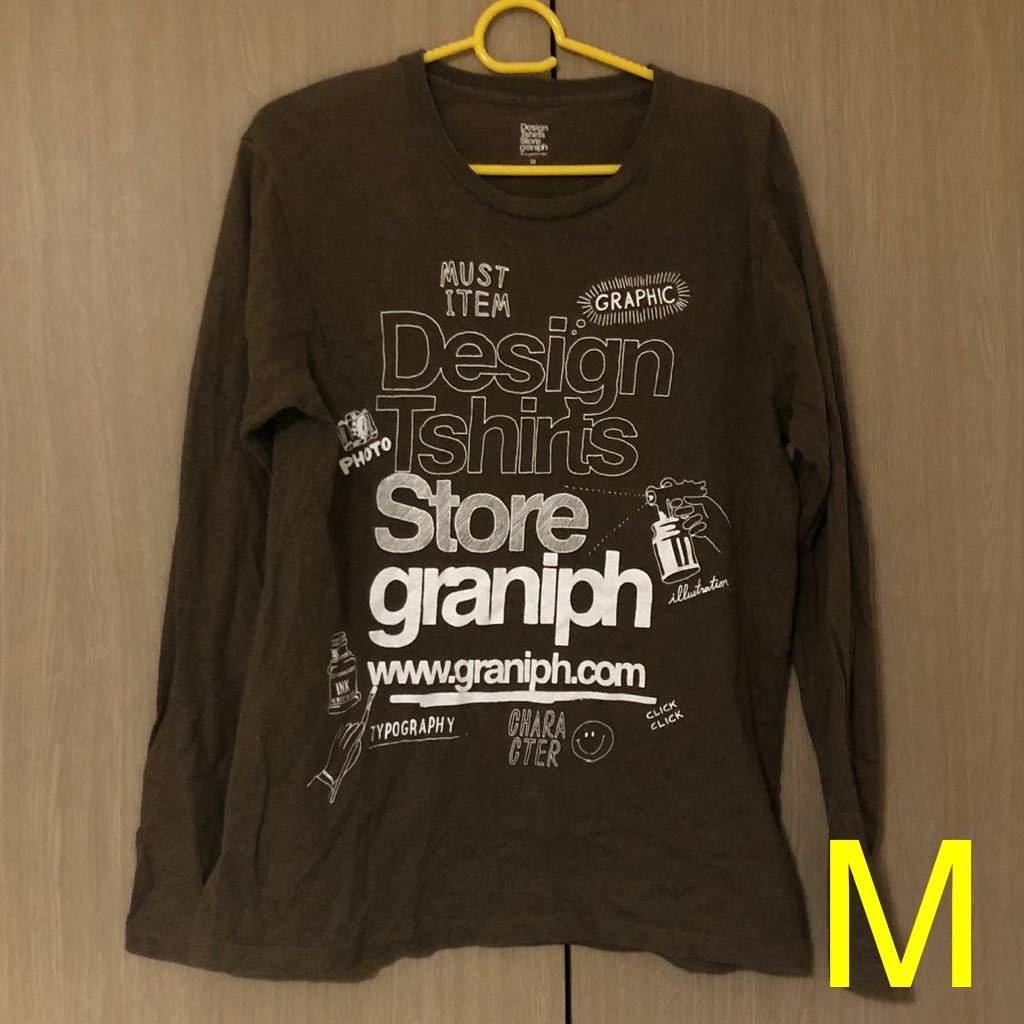 ヤフオク! - 【美品】graniph グラニフ ロゴ ロングTシャツ ...